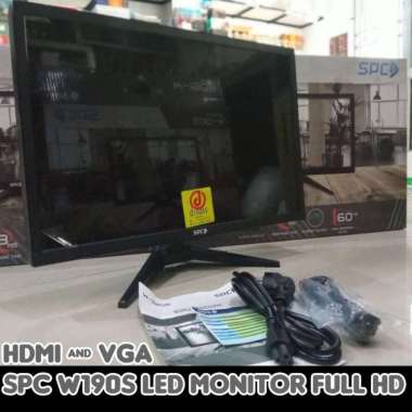 SPC W-190S 19INCH LED MONITOR HDMI VGA FULL HD - DISASS JOGJA