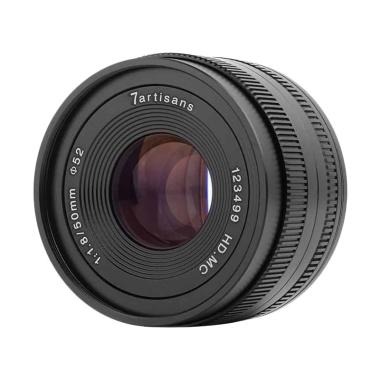 7artisans 50mm F1,8 for Canon EOS-M Lensa Kamera - Black