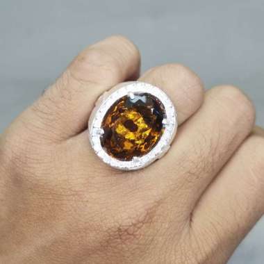 Batu Cincin Akik Golden Kinyang Emas Kalimantan
