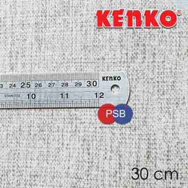 Penggaris Besi Kenko 30 cm / Stainless Steel Ruler