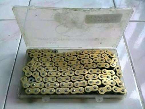 Rantai TK Racing 520Hs 520 Hs 120L 120 Mata L Gold Chain No Rk Takasago SSS DID Ek 520Hsbt Hsbt 520H