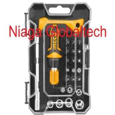 INGCO HKSDB0188 OBENG SET HANDLE T 24PCS KUNCI PAS WRENCH SCREWDRIVER