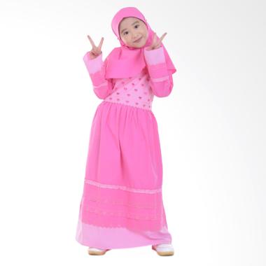 Jesca and Paul 210 Lovina Gamis Baju Muslim Anak - Pink