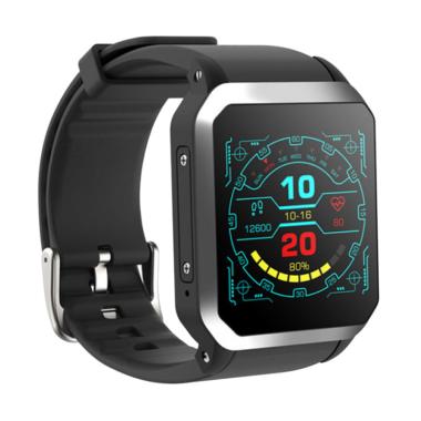 Xwatch KW06 Smartwatch for Android and iOS - Hitam
