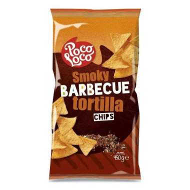 Tortilla chips foil bbq poco loco 450gr