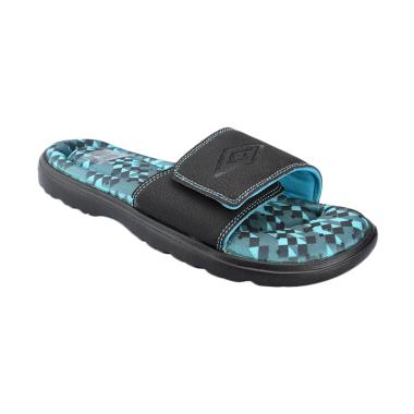 Umbro Memory Foam Slide Sandal Olahraga Pria - Black Blue [81224U-FUP]