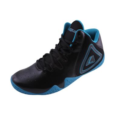 League Fundamental Sepatu Basket Unisex - Black Blue