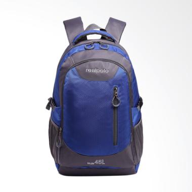 Real Polo Backpack Kasual Jumbo Tas ... Biru Muda [6333/ Size XL]