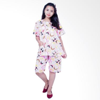 Mama Hamil BD 252 Babbydoll Ful Kan ... Setelan Baju Hamil - Pink