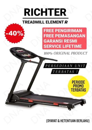 Promo Richter Treadmill Exodus S Diskon 25 Di Seller Toko Del Luna Toko Del Luna Kota Salatiga Blibli