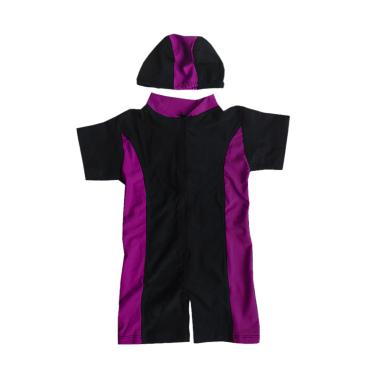 Rainy Collections Baju Renang Bayi Unisex with Topi - Ungu Muda