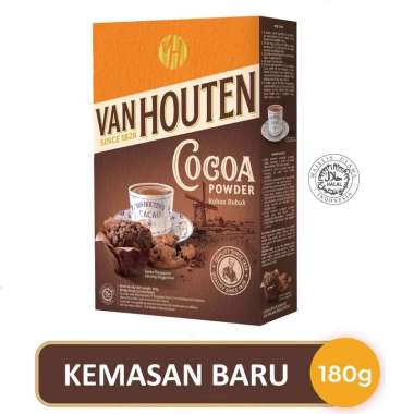 Promo Van Houten Cocoa Powder Coklat Bubuk [180 g] Diskon 9% di Seller Panda Global - Kota Jakarta Barat, DKI Jakarta | Blibli