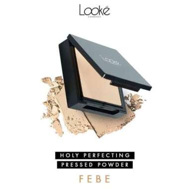 Looke Holy Cosmetics Nasa Ori - Looke Bedak Padat Shade FEBE - Bedak Padat Waterproof - bedak padat 