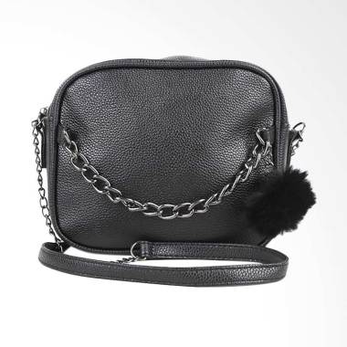 Paroparoshop Import Tacca Tas Selempang Wanita - Black