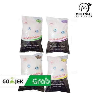 Pasir Kucing Catsand Top 10L Clumping Pasir Gumpal Wangi non Cubnkit Apple