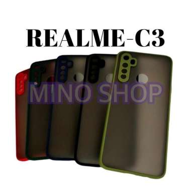 SOFTCASE REALME C3 - HARDCASE DOVE MYCHOICE PLUS PELINDUNG KAMERA - AERO CASE