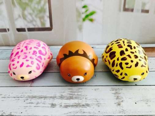 PUNIMARU MOCHI SEAL - lion leopard pink rare ibloom grosir cute murah