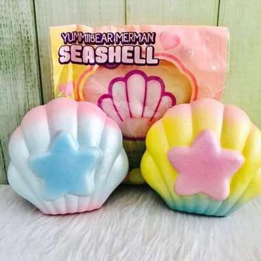 PUNIMARU SEA SHELL SQUISHY - original kerang bintang yummiibear merman