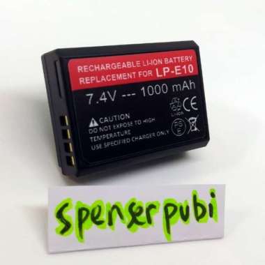 Baterai Battery Batere Canon EOS 1300D 1200D 1100D LP-E10 Mantap!
