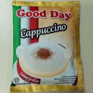 Promo Harga Good Day Cappuccino per 10 sachet 25 gr - Blibli