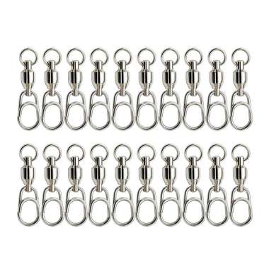 Easy Catch ® 10 Strong Welded Ring for Saltwater Fishing-18Lb to 440Lb 100% Copper+Stainless Steel with Black Nickle Coated 30 Pack High-Strength Fishing Ball Bearing Swivel with Coastlock Snap Easy Catch ® 10 Strong Welded Ring for Saltwater Fishing-18Lb to 440Lb 100% Copper+Stainless Steel with Black Nickle Coated 30 Pack High-Strength Fishing Ball Bearing Swivel with Coastlock Snap