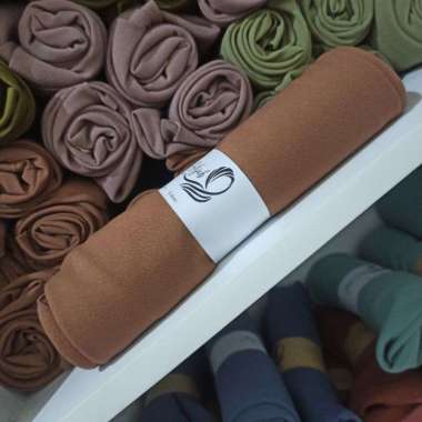 Arsya Hijab Khimar Jumbo 2 Layer Annisa L Caramel