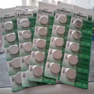 Battery CMOS RS2032 (Baterai CMOS) isi 5pcs Maxel CR2032