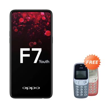 OPPO F7 Youth Smartphone - Black [6 ... ree Handphone Prince Pc-5