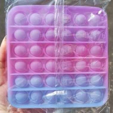 POP IT CHANGE COLOUR UV LIGHT PASTEL RAINBOW UNICORN - among us popit - Kotak