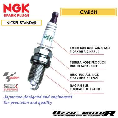 NGK BUSI MESI POTONG RUMPUT 4TAK (CMR5H) White