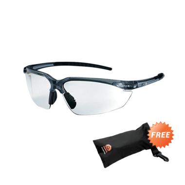 KING'S KY 711 Kacamata Safety - Clear + Free KING'S Nylon Bag