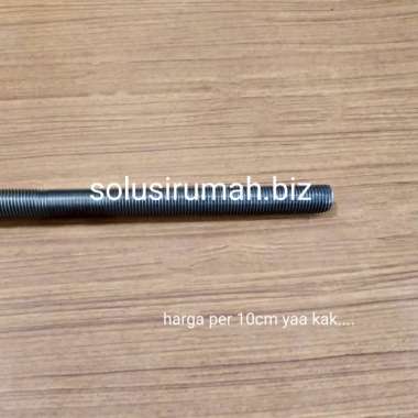 AS DRAT FULL M20 per10cm HITAM AS BAUT STUDBOLT 20MM LONG DRAT