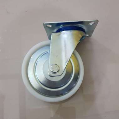 Roda Trolley / Trolly / Troli Nylon Nilon 6" Inch Hidup Swivel