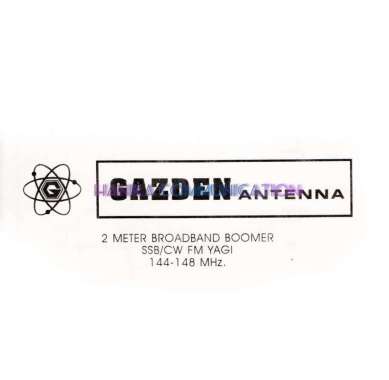Jumper Antena Gazden Boomer Jamper Antenna Broadband Stik Yagi VHF FM