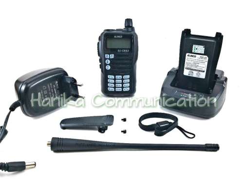 Alinco DJ-CRX5 HT Dual Band VHF UHF Baru Garansi 1 Tahun CRX5 DJCRX5 Handy Talkie