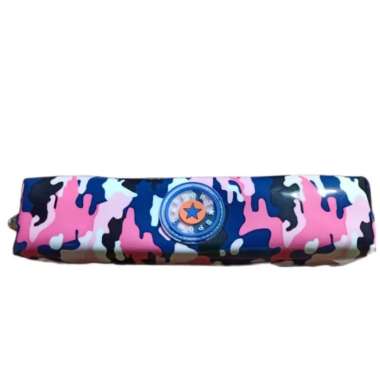 KOTAK PENSIL FANCY MOTIF CAMO / ARMY IMPORT BD-801 / TEMPAT PENSIL / PENCIL CASE PINK