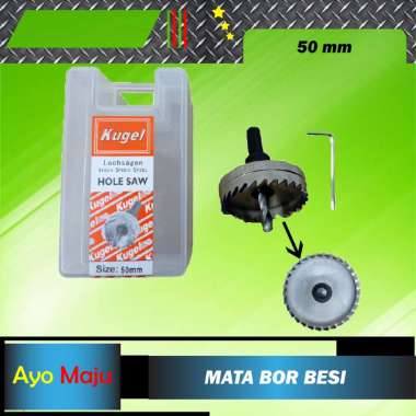 Hole Saw Besi 50mm / HoleSaw Besi 50mm / Mata Bor Besi 50mm KUGEL