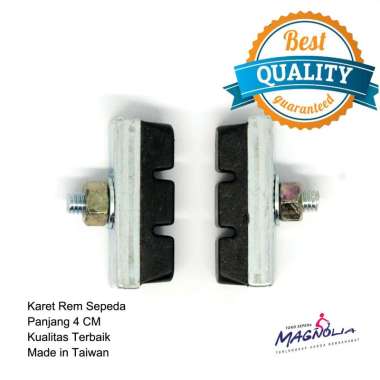 Kampas Karet Rem U Break Brake Sepeda Sepedah BMX MTB CTB Mini Jengki - 2 PCS Komponen Sepeda