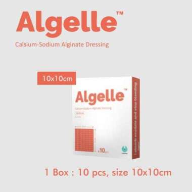 Algelle- 10x10 cm – 1 box - Calcium Sodium Alginate Dressing - foam dressing