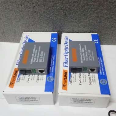 Netlink HTB 3100 10/100 Sepasang AB fiber optic optik media converter