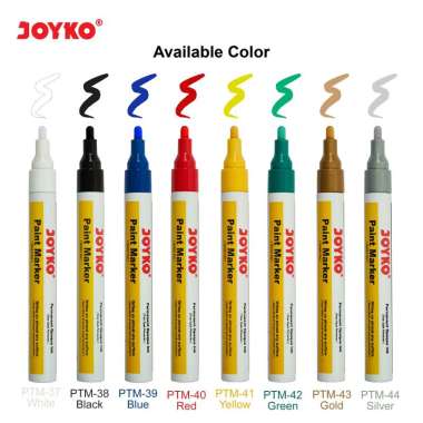 JOYKO Paint Marker Color Spidol Cat Permanen Warna PTM-37
