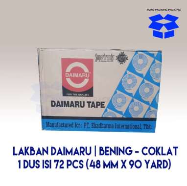 Lakban Daimaru 48mm x 90 Yard 1 Dus Bening