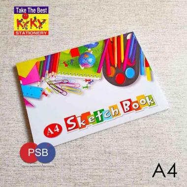 Kiky Sketchbook A4 / Buku Sketsa A4