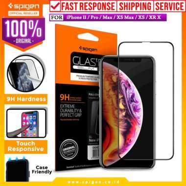 Tempered Glass iPhone 11 / Pro / Max / XS Max / XS / XR X Spigen Full iPhone XR 2 Pack