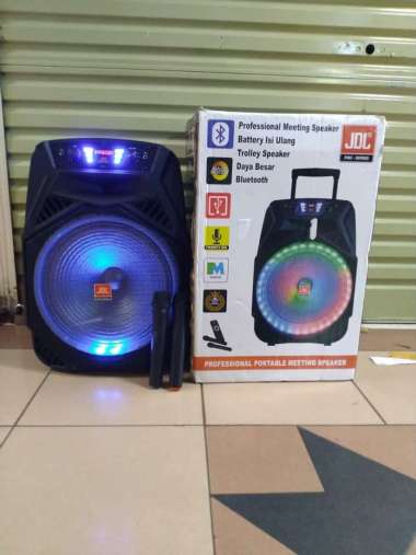 speaker portable JDL QQ15 15inch usb Bluetooth hitam