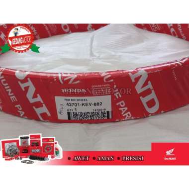 VELG BELAKANG REVO FI SUPRA X125 FI ASLI AHM 42701-KEV-882