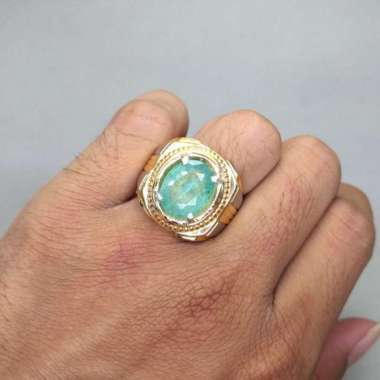 Batu Cincin Asli Emerald Zamrud Natural bergaransi