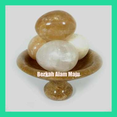 1 Set Telur Batu Marmer + Tatakan