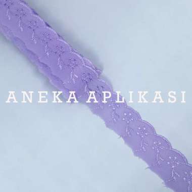 RENDA KATUN SEDANG UNGU MUDA