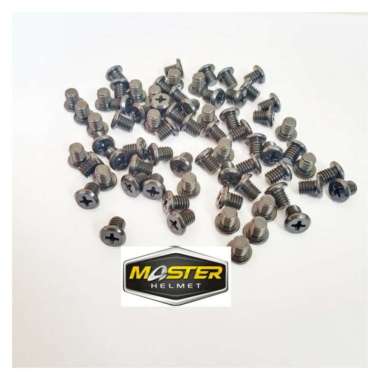 Baut Helm KYT DJ Maru / Galaxy / INK Centro (1set dapat 4pcs )